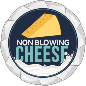 Non blowing cheese